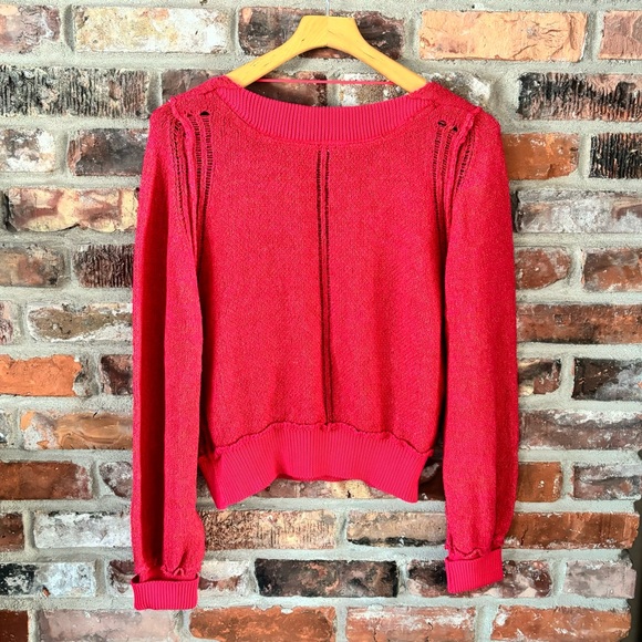 Free People Riptide V Neck Sweater, M - Picture 7 of 7